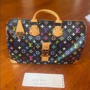 SOLD!!!! Louis Vuitton Speedy 40 multicolor!